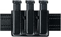 Safariland 775 Slimline Open Top Triple Magazine Pouch - MOLLE Compatible, Adjustable Retention Duty Belt Carrier