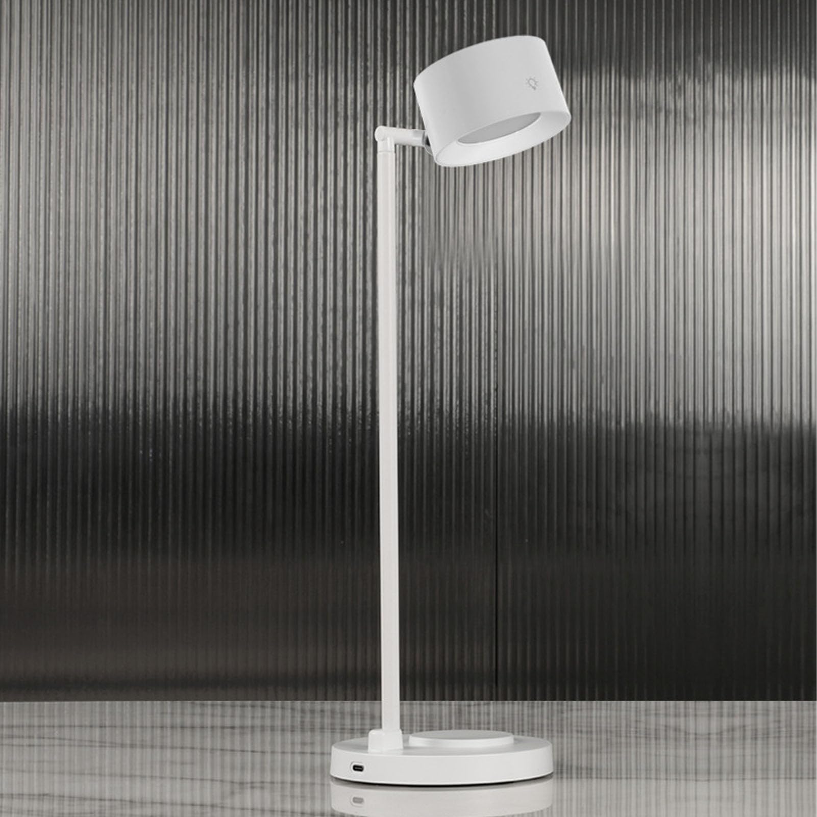 Tnfeeon Caricabatterie Wireless Lampada da Tavolo, LED Touch Dimmable con