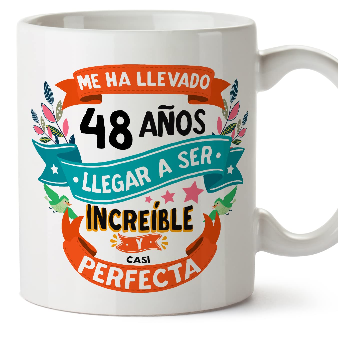 MUGFFINS Taza 80 Cumpleaños - "Me ha llevado 80 años llegar a ser increíble y casi perfecto - Regalos Desayuno Feliz Cumpleaños — view 74