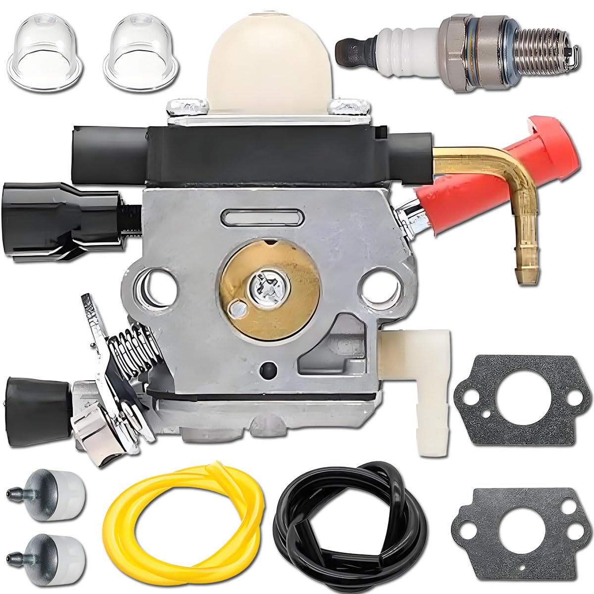 HS81 Carburateur pour Stihl HS81R HS81RC HS81T HS86 HS86R HS86T Taille-haie pour ZAMA C1Q-S225 1139 120 0619, 1139 120 0612, 4237 120 0606, 42371200606 Pièces de rechange pour carburateur
