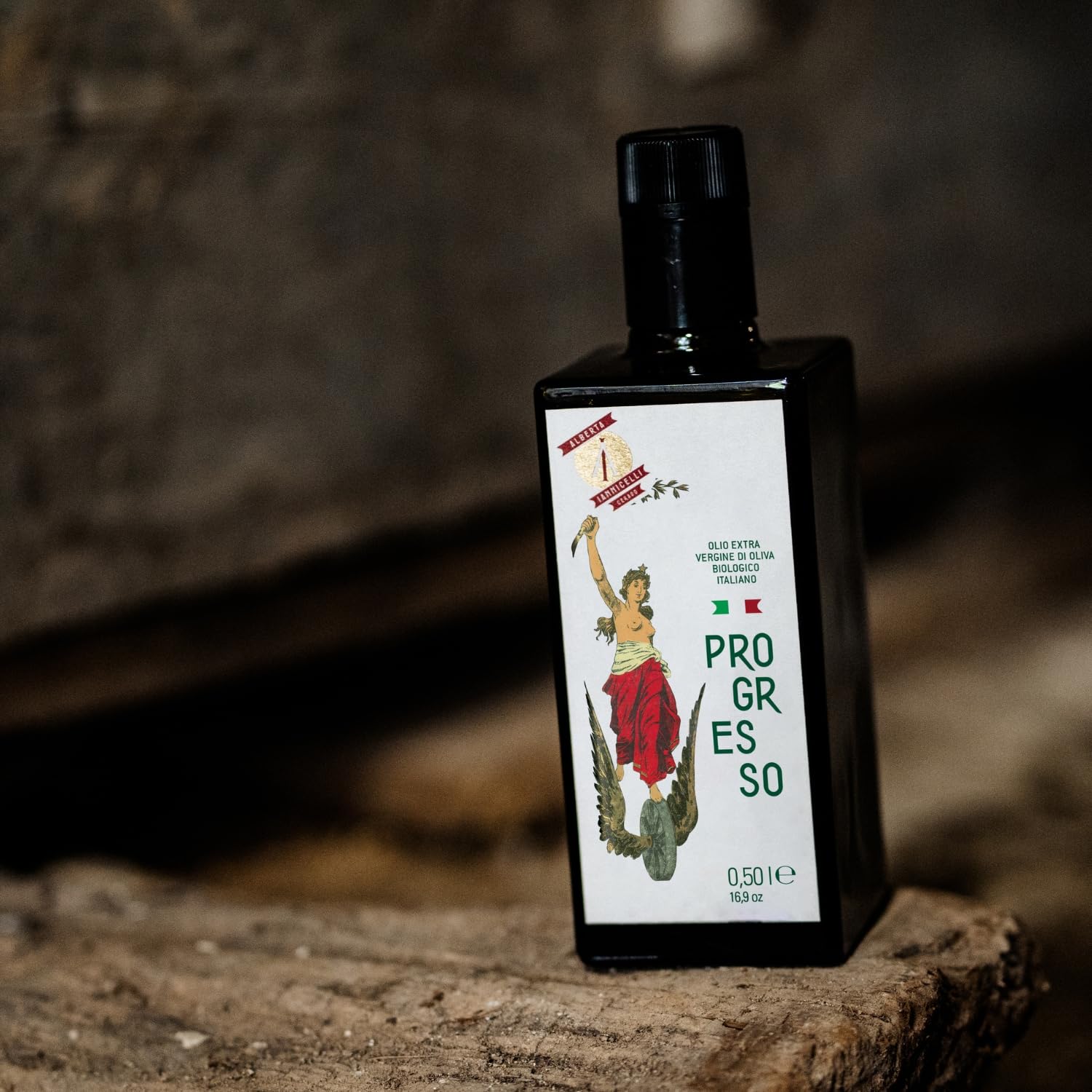 Alberta Iannicelli Olio Extra Vergine di Oliva Biologico Italiano – Estratto a Freddo Filtrato Fruttato Intenso - Sensazione di Piccante – Senza Pesticidi - 100% Made in Italy di Ceraso (500 ml)