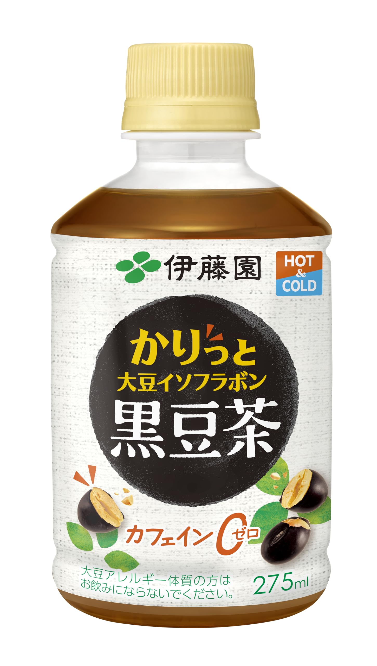 Amazon.co.jp: 伊藤園 かりっと大豆イソフラボン 黒豆茶 275ml×24本