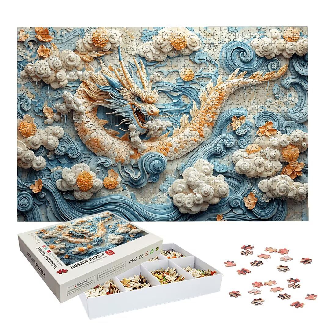 Puzzle 3000 Pièces Adultes, Puzzle 3000 Pieces Dragon, Cadeau Femme -2116