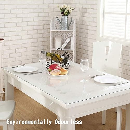 Miniatura 5 de Tapetes de oficina para sillas rodantes, de madera dura, transparente, tapete enrollable para silla para alfombra gruesa, protector de alfombra