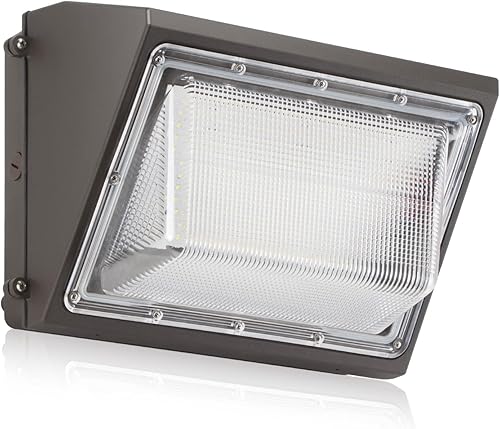 LANGY Paquete de luz LED de pared de 100 W, luces de inundación de seguridad 6500K IP67 16200LM, equivalente a 500 W HPSHID, luces de pared LED