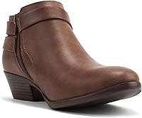 Vista 4 de Soda SWEETEN - Botines de tacón de bloque con múltiples correas y puntera cerrada para mujer