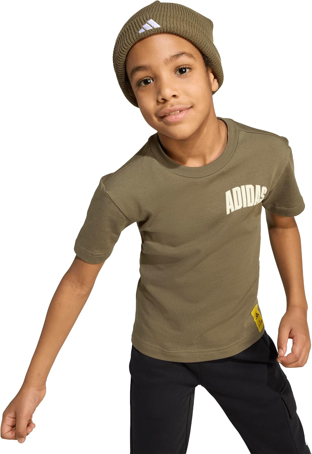 adidas Unisex-Kids' The Simpsons T-Shirt, Olive Strata, X-Small - Image 4