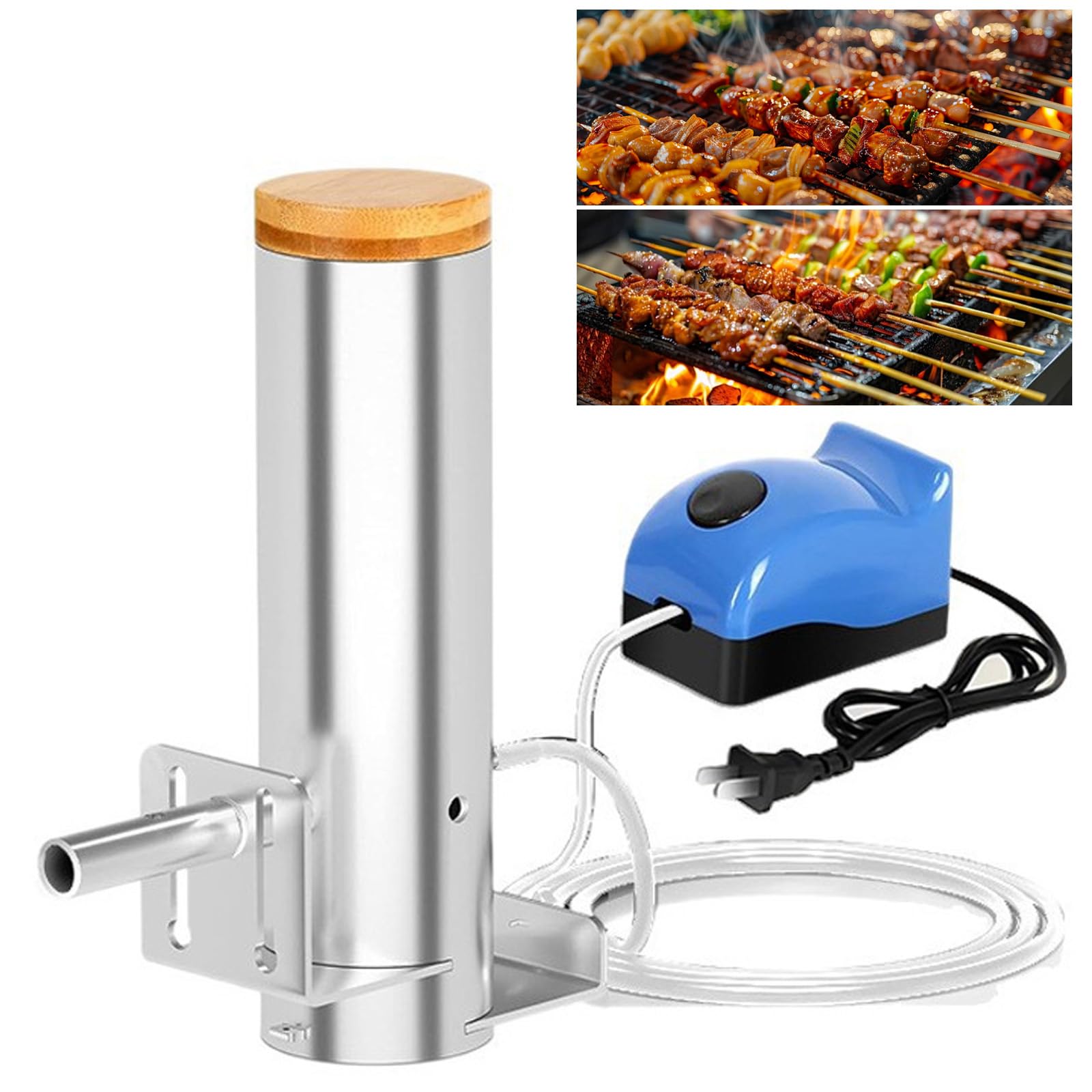 Generatore di fumo freddo in acciaio inox, generatore di fumo elettrico per affumicatura a freddo di pesce, carne, barbecue