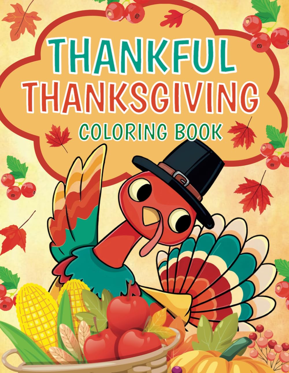 Large Print Thanksgiving Coloring Books For Adults Thanksgiving Adults