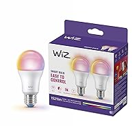 WiZ Lampadina Smart LED A60, bianco Regolabile e a colori
