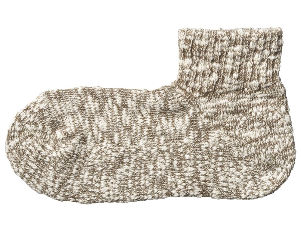Snow Peak Unisex GARAGARA Socks, Brown, M UK