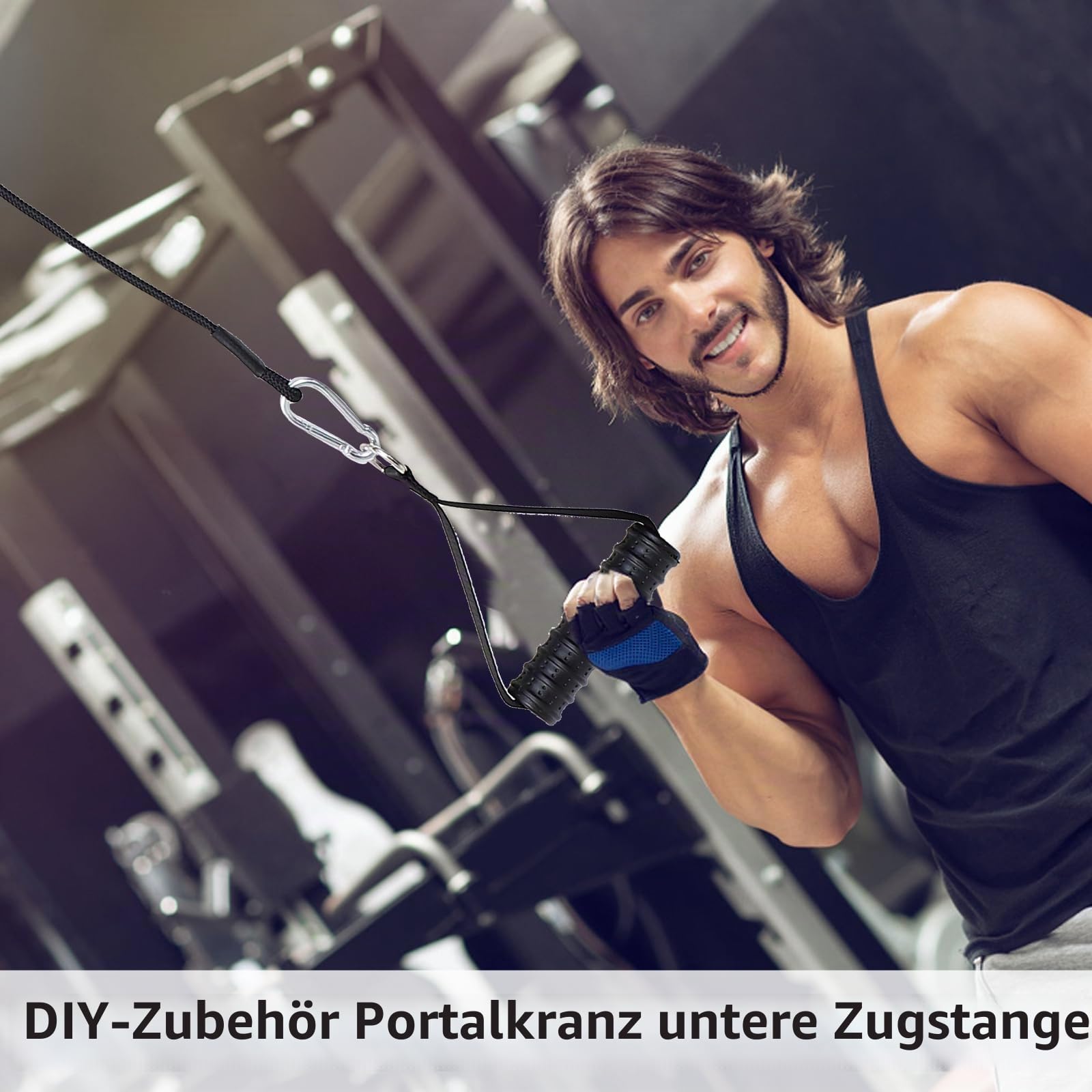 BESPORTBLE Fitness Seilzug Kabel Trizepsseil Brust Expander Kabel Kraft Muskel Training Kabel Maschine Befestigung für Home Gym