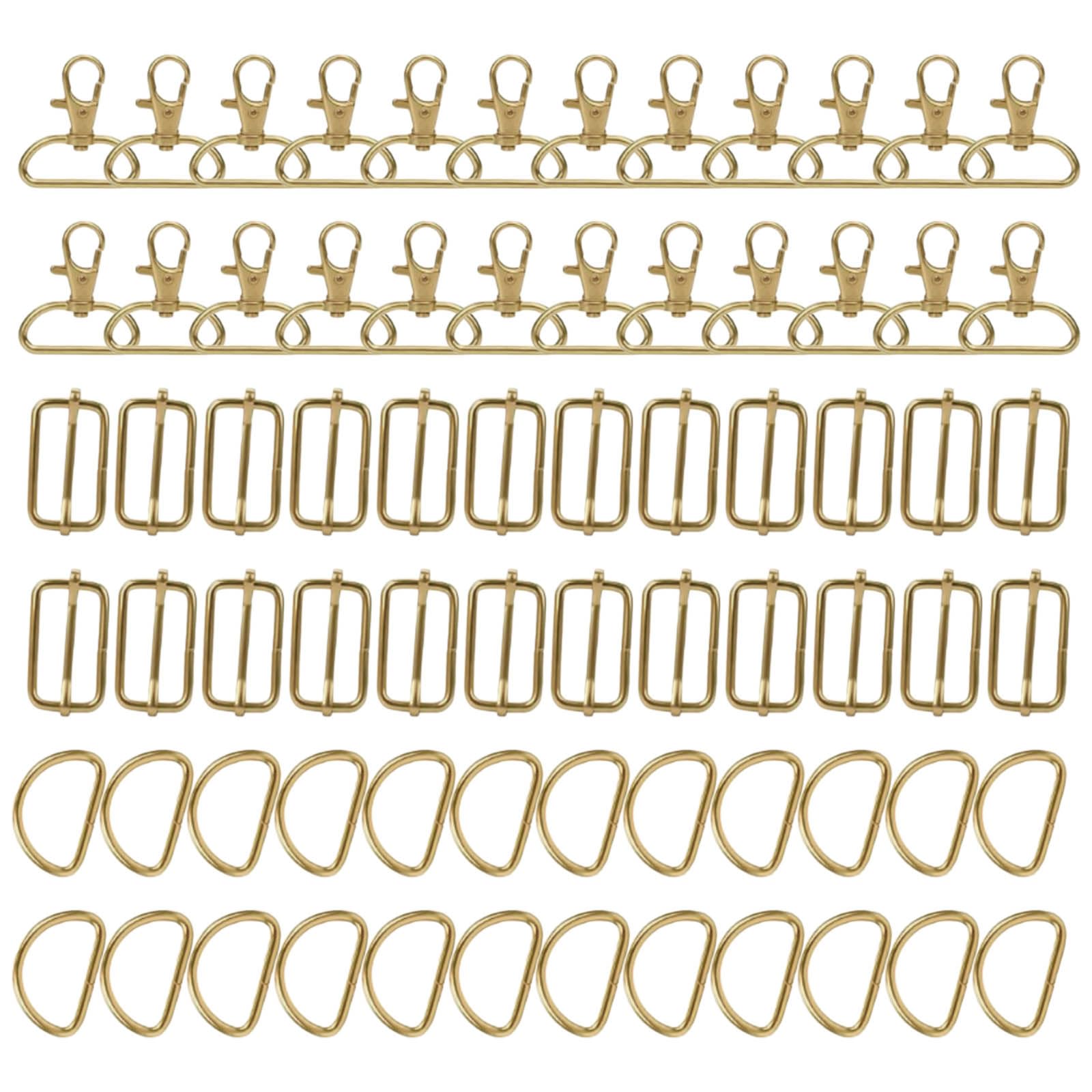 Tsophreniq 72x 32mm Chains D Rings Carabiner Hook Carabiner Clasp Swivels Metal Hooks for Bag Handbags