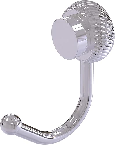 Allied Brass 420T-PC Venus Collection Twisted Accents Robe Hook, Polished Chrome