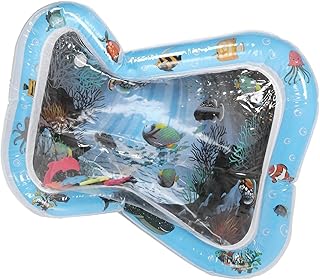 ibasenice Almofada De Água Inflável Para Barriga Almofada Inflável Para Crianças Tapete Inflável De Água Para Atividades Aquáticas Tapete De Brincar Para Crianças Recém-Nascidas