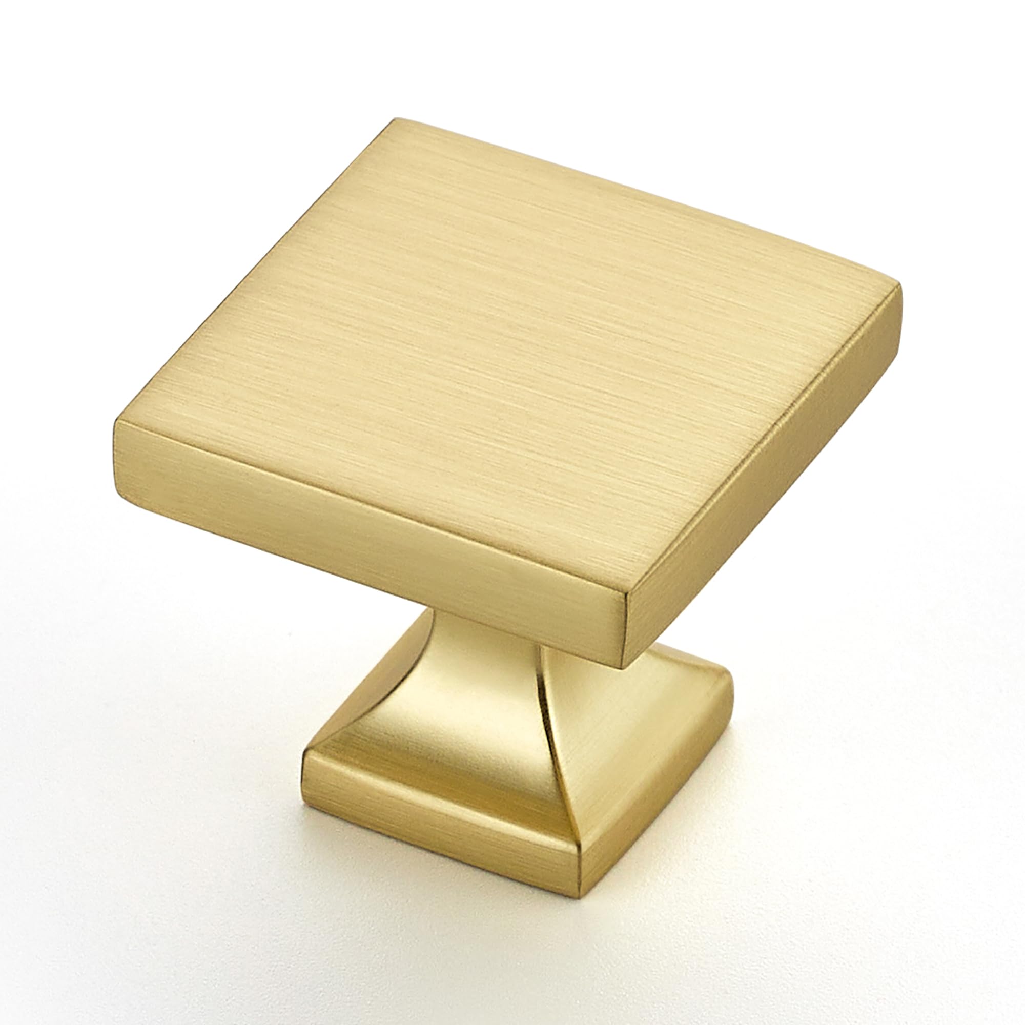 Ravinte Cabinet Knobs Brushed Gold Square Knobs, Drawer Knobs, 20 Pack