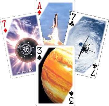 Artgame 3D Lenticular Playing Card Deck Space