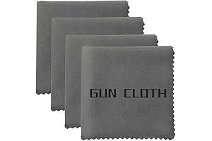 Microfiber Gun Cleaning Cloths - 4 Pack Lint-Free Cleaning Rags