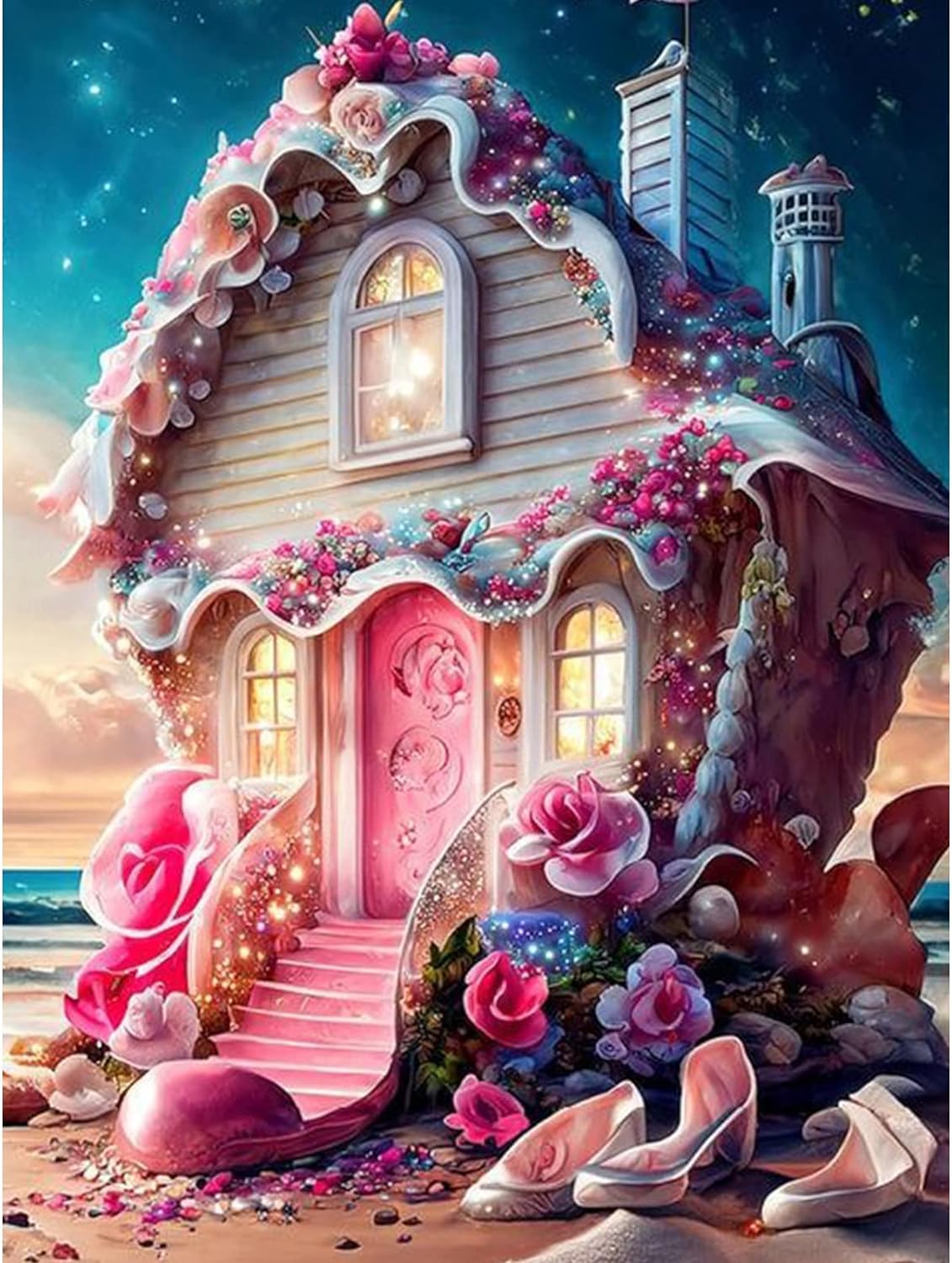 TREXEE 5D Diamond Paint By Number Kits DIY 30*40 Cm | Colourful Craft DIY for Adults & Kids Full Drill Crystal Rhinestone Art Diamond Painting for Wall Decor DIY Diamond Painting Kit for Adults and KIds-image-13