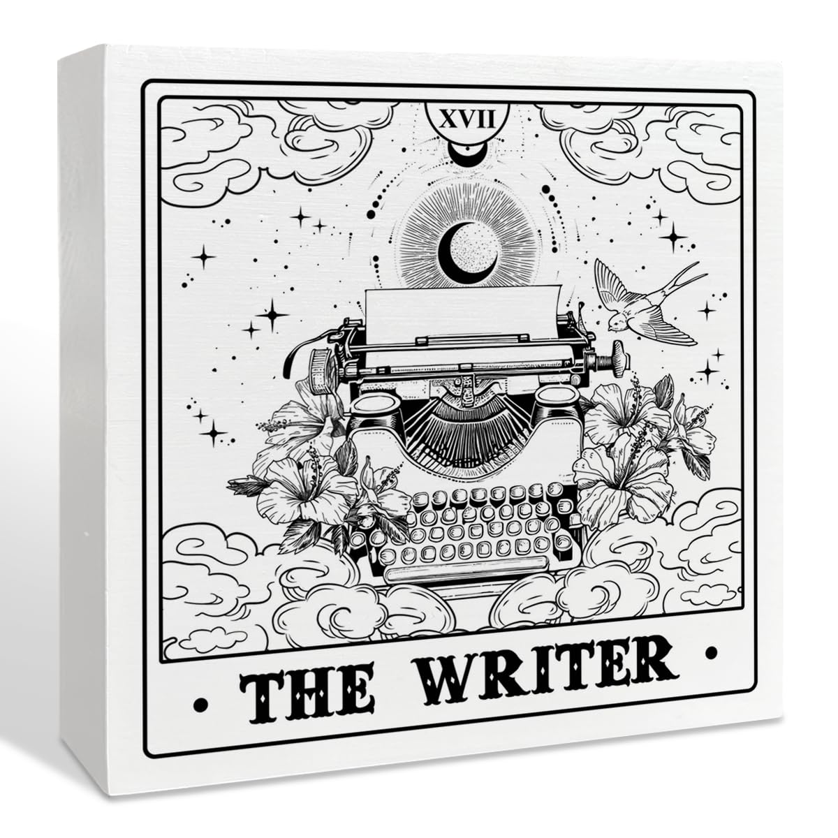 Writer Gifts for Women Men, Christmas Birthday Gifts for Writer Author Novelist Journalist Editor Writing Lover, Writer Typewriter Home Office Desk