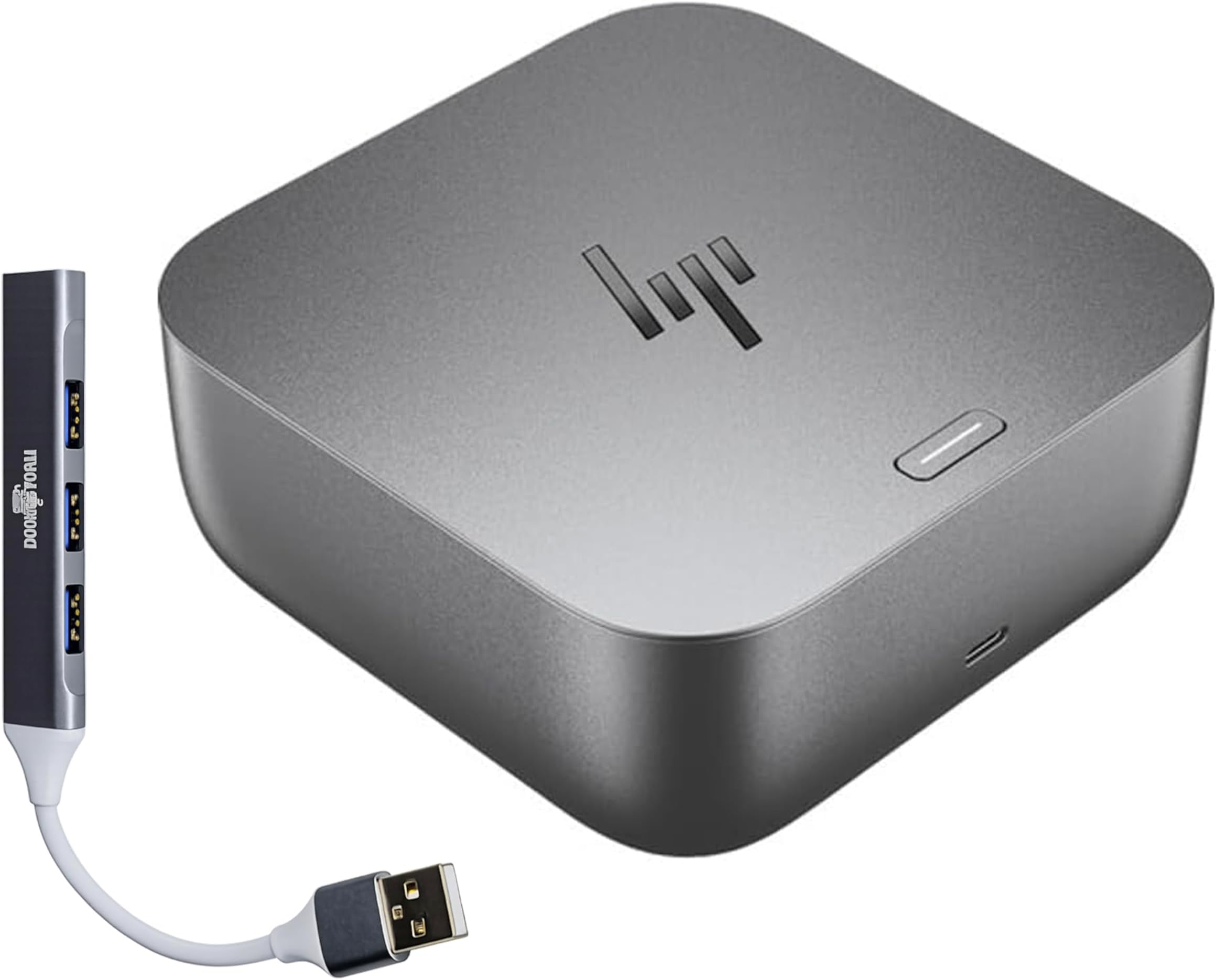 100W G6 Thunderbolt 4 Dock 9X472UT#ABA Port Replicator Bundle w/Dockztorm Hub (Universal Thunderbolt/USB-C Docking Station, Single Cable for Charging, Data Transfers to Any Brand Laptop)