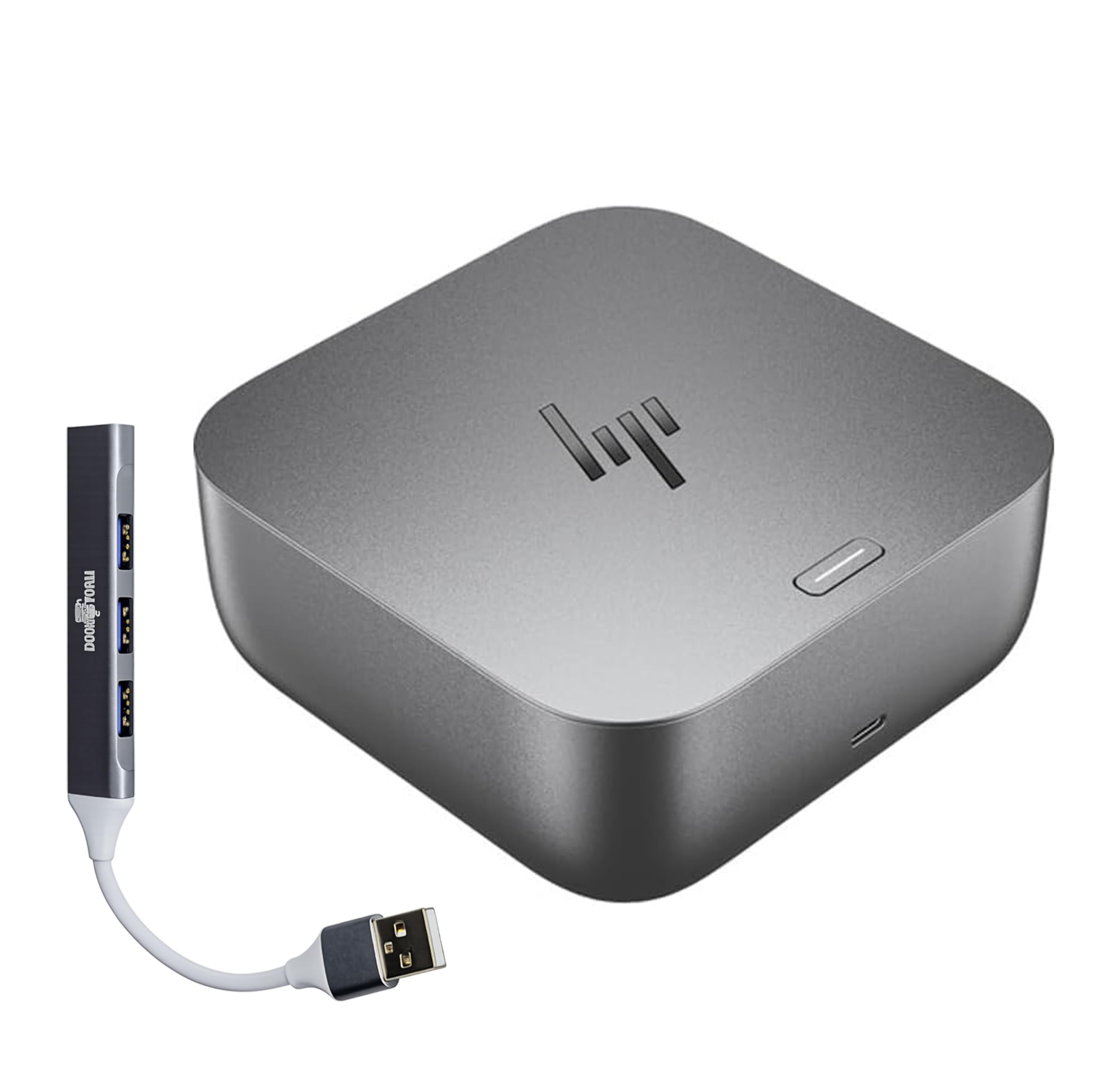 100W G6 Thunderbolt 4 Dock 9X472UT#ABA Port Replicator Bundle w/Dockztorm Hub (Universal Thunderbolt/USB-C Docking Station, Single Cable for Charging, Data Transfers to Any Brand Laptop)