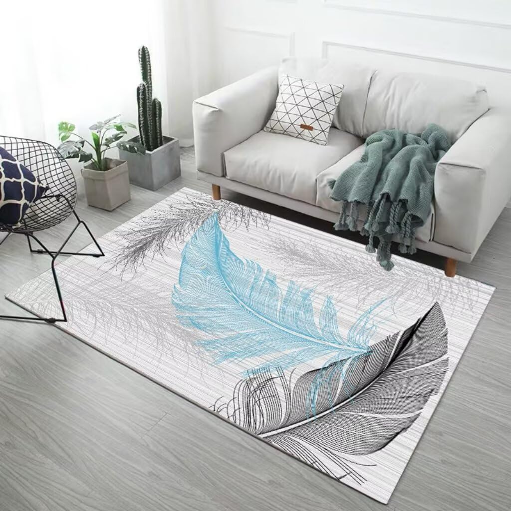 Tapis de cheminée gris lavable pour réchauffer votre salon tendance
