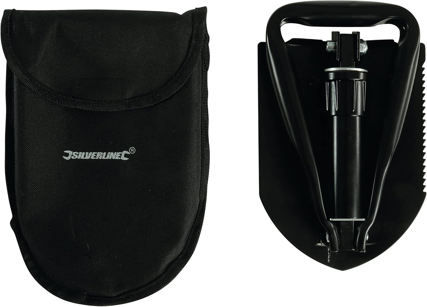 Silverline 839280 Folding Shovel, 580 mm