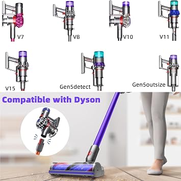 Magic Bags | V15 V11 V10 V8 V7 Telescopic Pipe Compatible with Dyson - 72Cm Extension Pipe - Metal Aluminum Alloy
