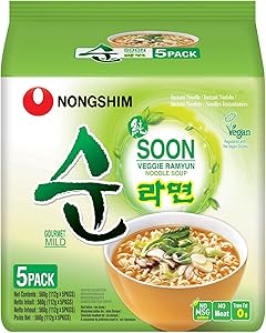 NONGSHIM – Instant Nudeln Soon Veggie, (1 X 112 GR)