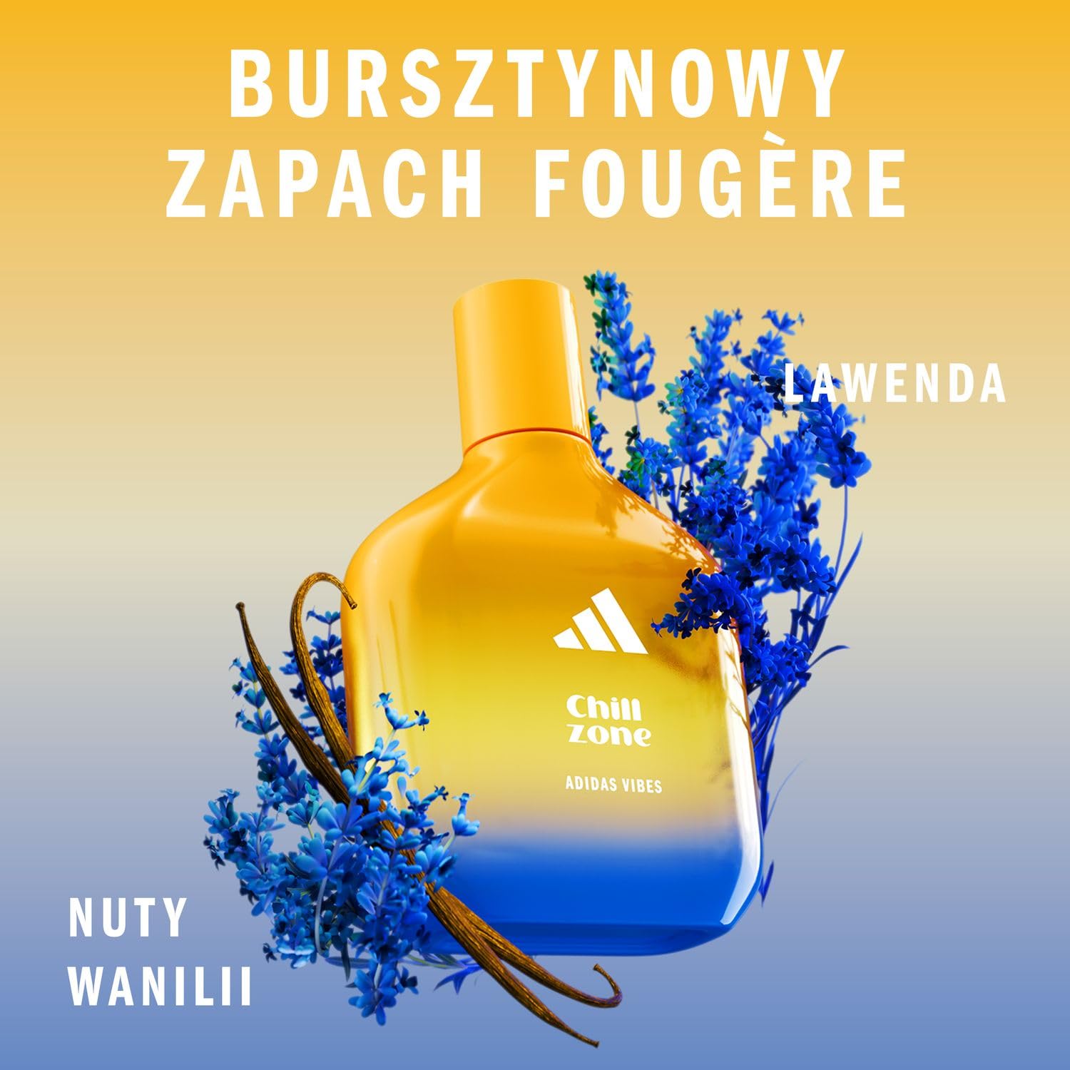 adidas Vibes Chill Zone woda perfumowana dla każdego, relaksująca i kojąca, 100 ml
