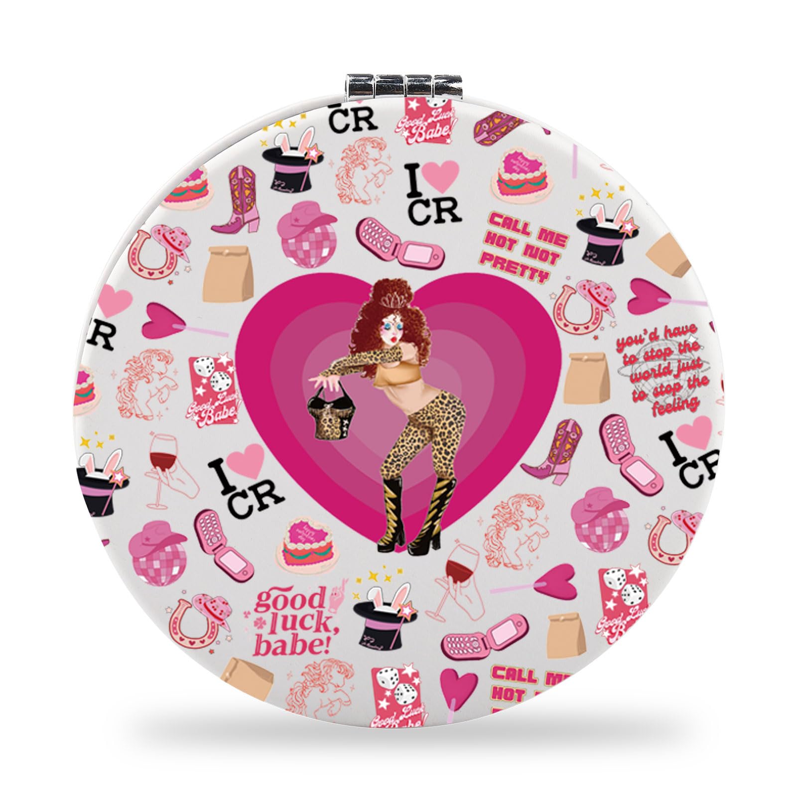 SEIRAAMidwest Princess Makeup Mirror Pink Pony Club Gifts Hot to Go Gifts Midwest Princess Merch (I CR)