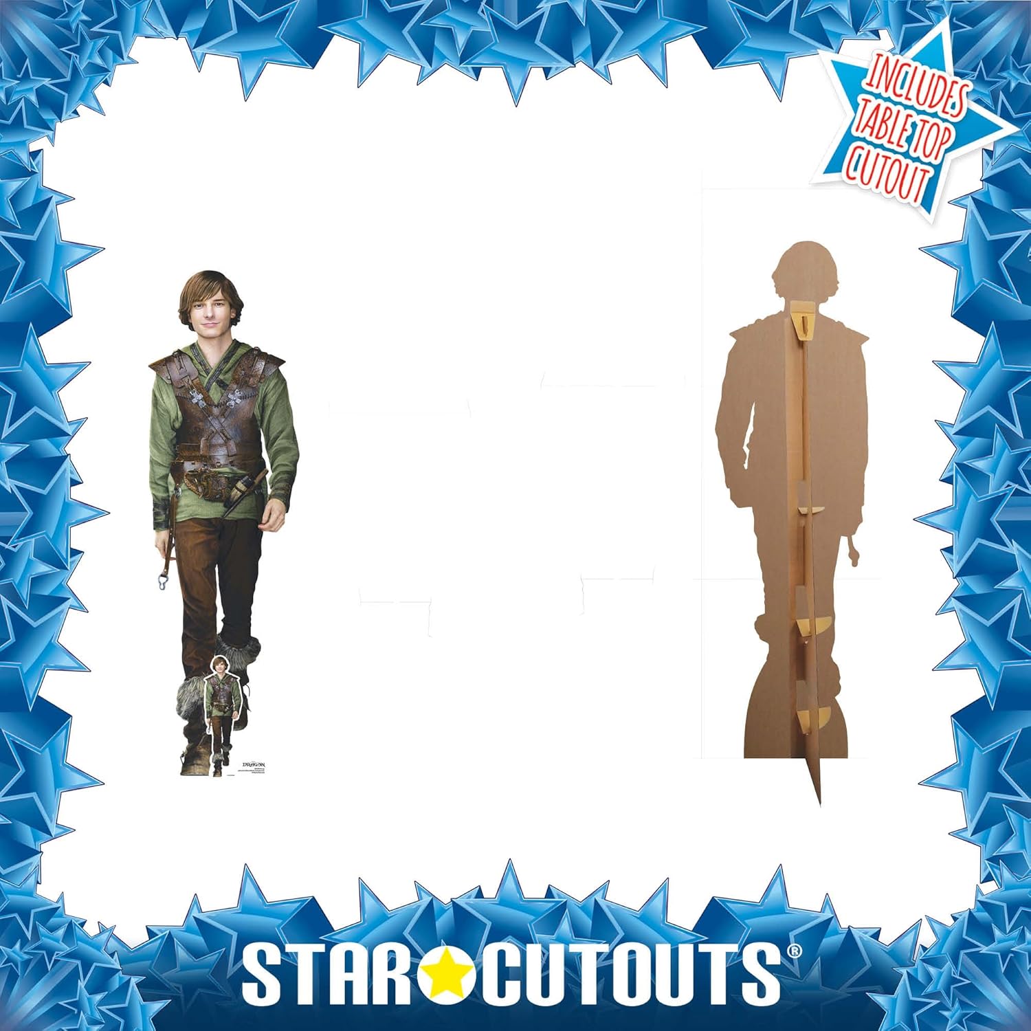 Star Cutouts SC4720 Hiccup Viking Live Action Mason Thames How to Train Your Dragon Live Action Cardboard Cut Out Height 171cm Official Merchandise Party Birthday Room Decoration