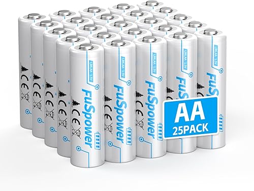 Baterías AA doble A batería 1.5V LR6 alcalina (AA, 25 piezas LR6)