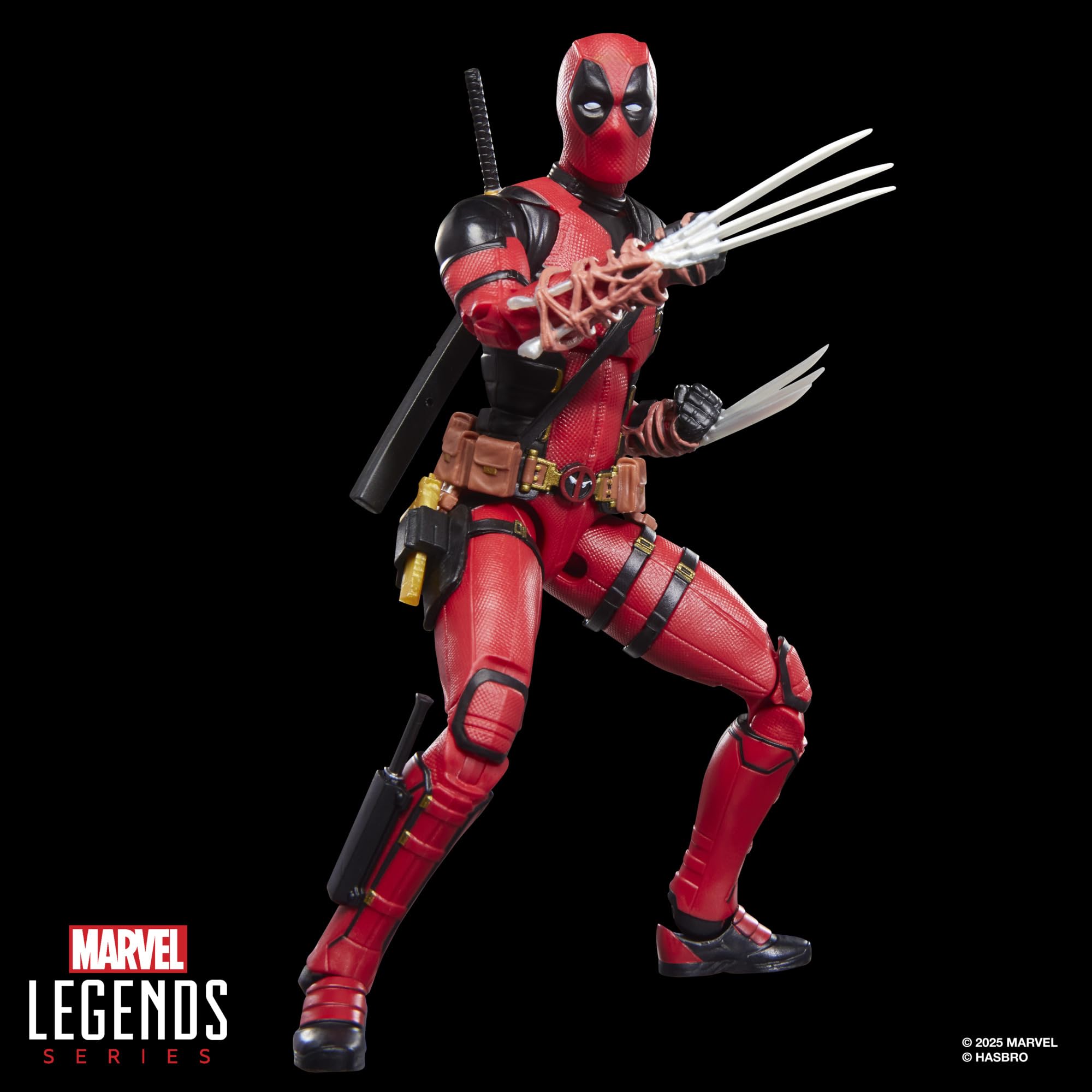 Marvel Legends Series Dogpool und Deadpool, Action-Figurengeschenk zum Sammeln zum Marvel Studios' Film Deadpool & Wolverine, Skala 15 cm | Marvel Legends Deadpool & Wolverine 15,2 cm Actionfigur Deluxe - Dogpool und Deadpool