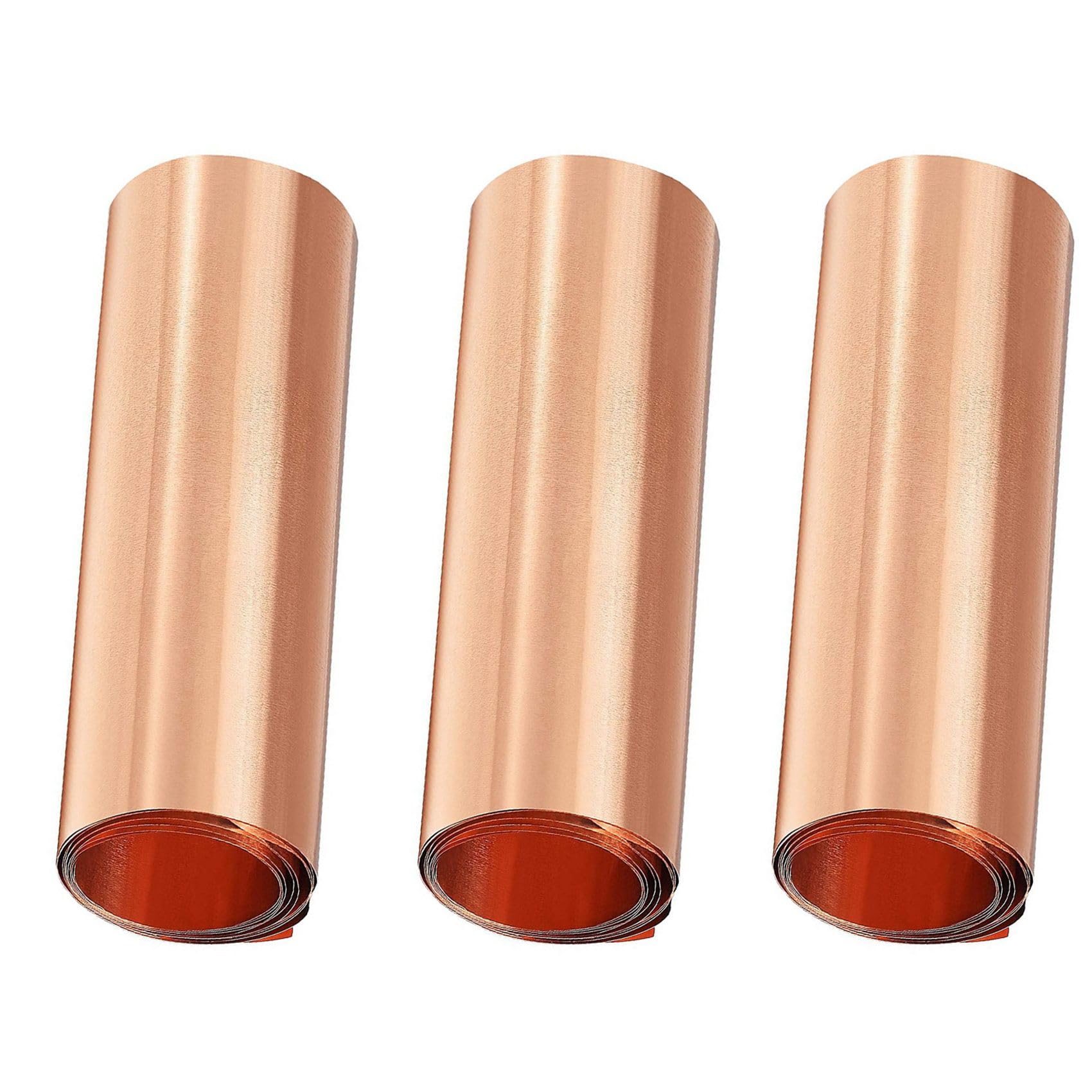 Jnchdghwa As Shown 3X Copper Sheet Roll, Metal Foil Plate 1000Mm X 100Mm X 0.01Mm