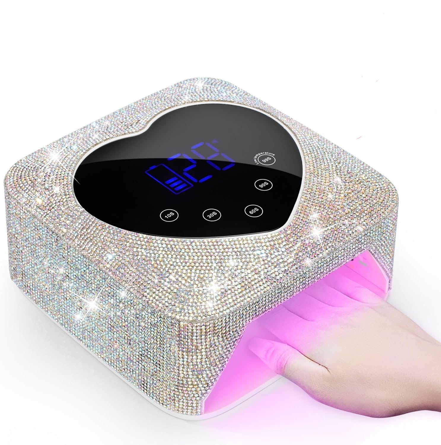 ジェルネイルライト　フラッシュライト Amazon | UV LED ネイルランプ 72W 充電式 UVライト タイマー4段階設定