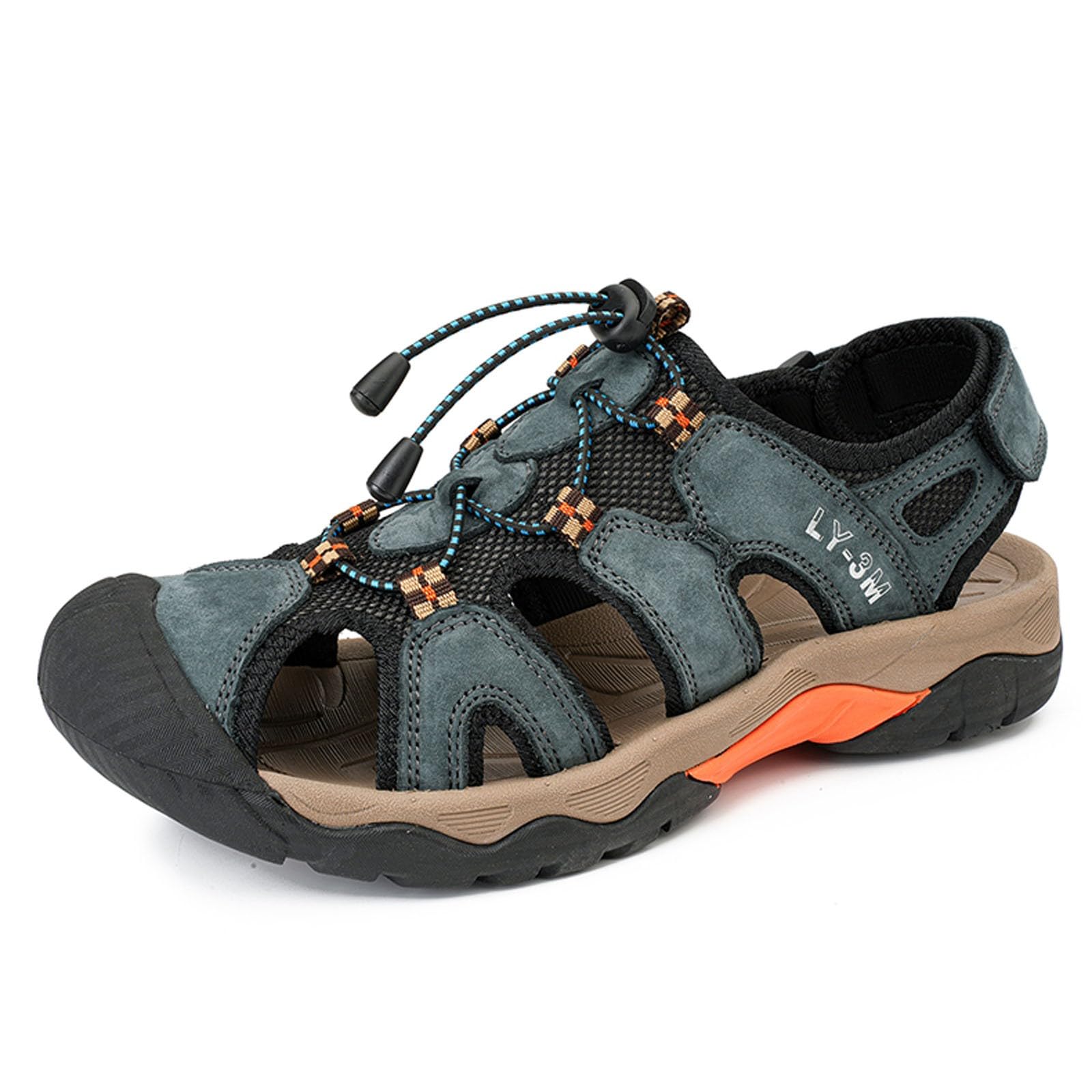 Sandalias Hombre Casual,Sandalias CóModas Para Hombre Con Cierre De Velcro Para Uso Casual Y Diario En Primavera Y Verano. Sandalias Ligeras Y FáCiles De Usar Para Relajarse.