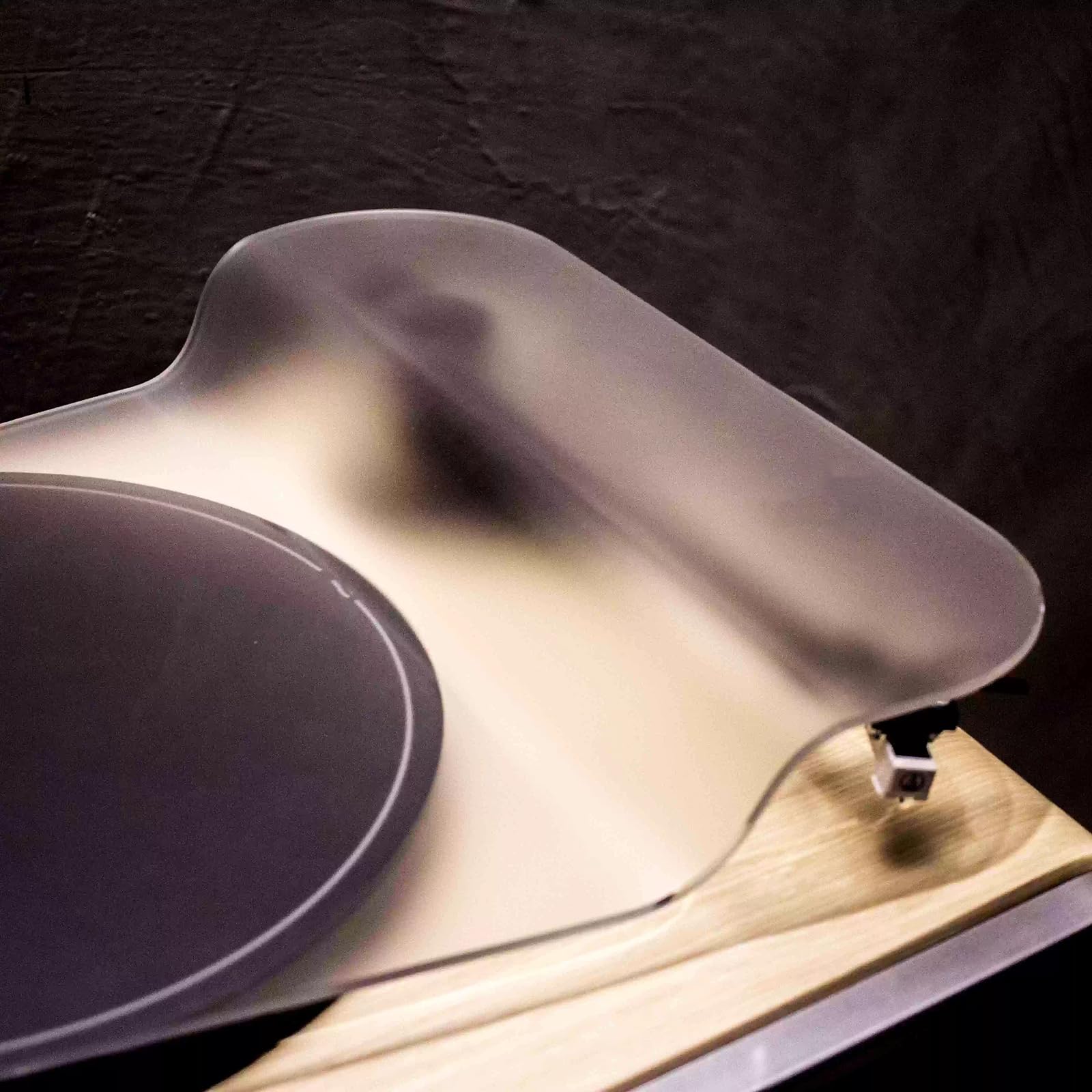 Copertura Antipolvere Per Giradischi, Copertura Antipolvere Per Giradischi In Vinile 35×30 Cm, Cuscinetto Protettivo Universale In Acrilico Smerigliato Per Giradischi In Vinile, Proteggi I Dischi E