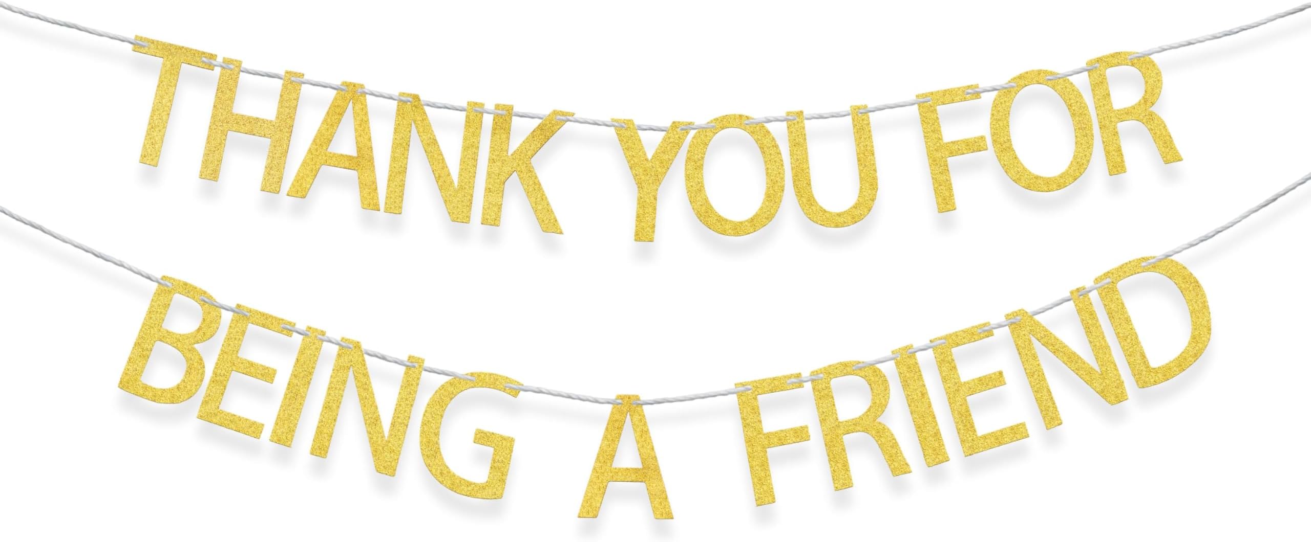 Thank You for Being A Friend Banner, Golden Girls Banner, Thank You Banner, Friend Banner, Thanks Banner