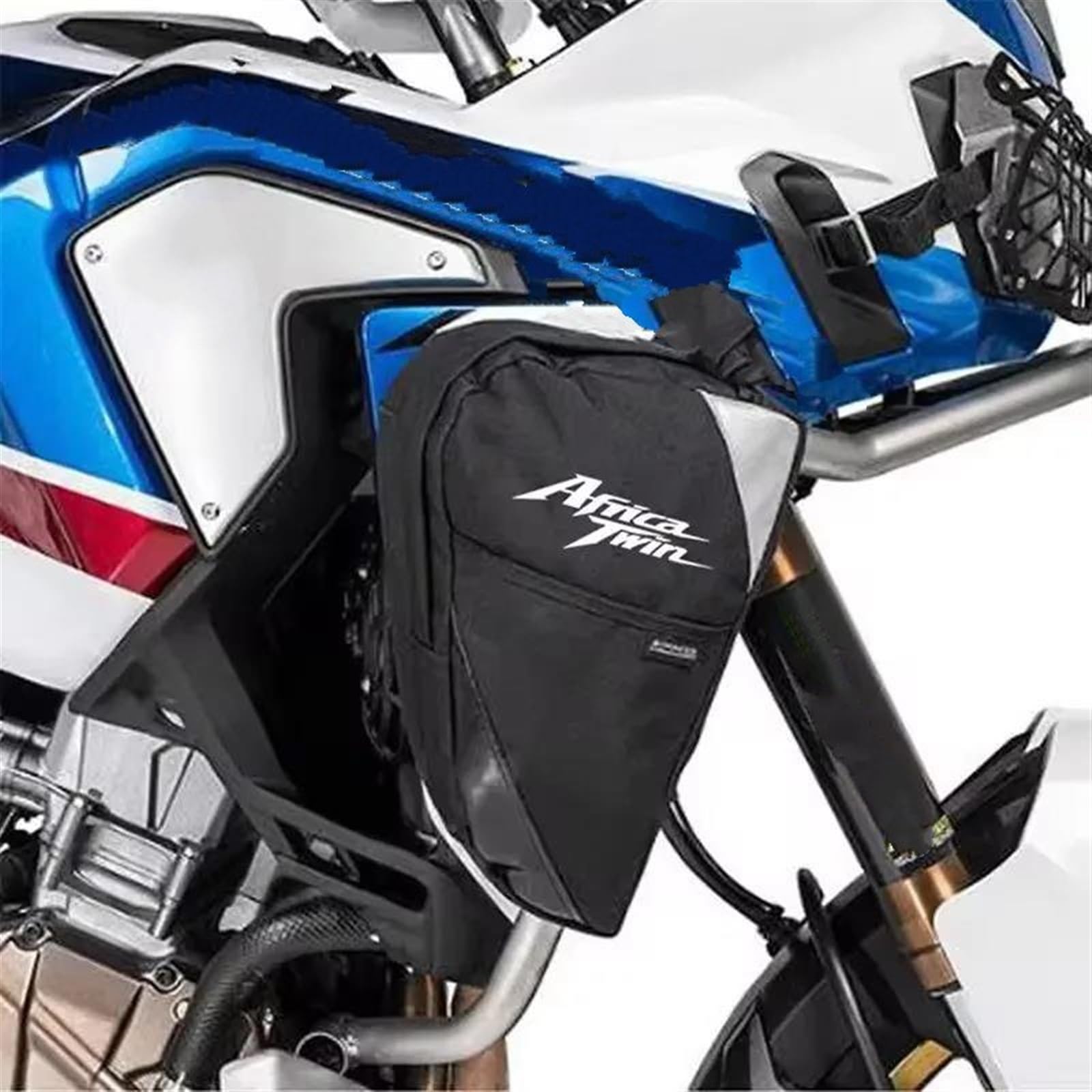 Bolsa de sillín Bolsa para Barra De Protección del Marco De La Motocicleta para H&Onda CRF1000L Africa Twin Adventure Sports 2015-2021 Paquete De Almacenamiento Bolsa de Almacenamiento