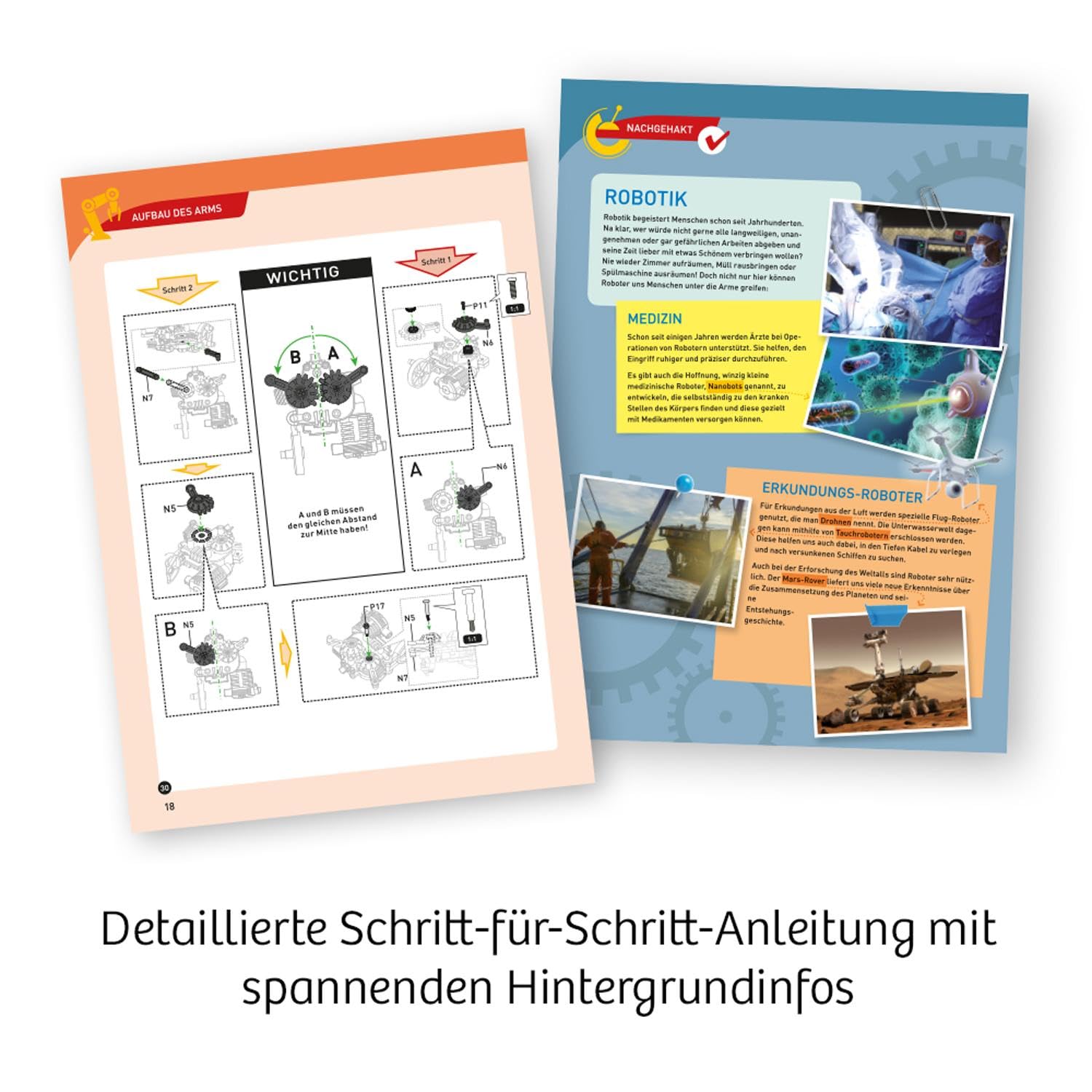 Roboter-Arm (drei Fragezeichen): Experimentierkasten