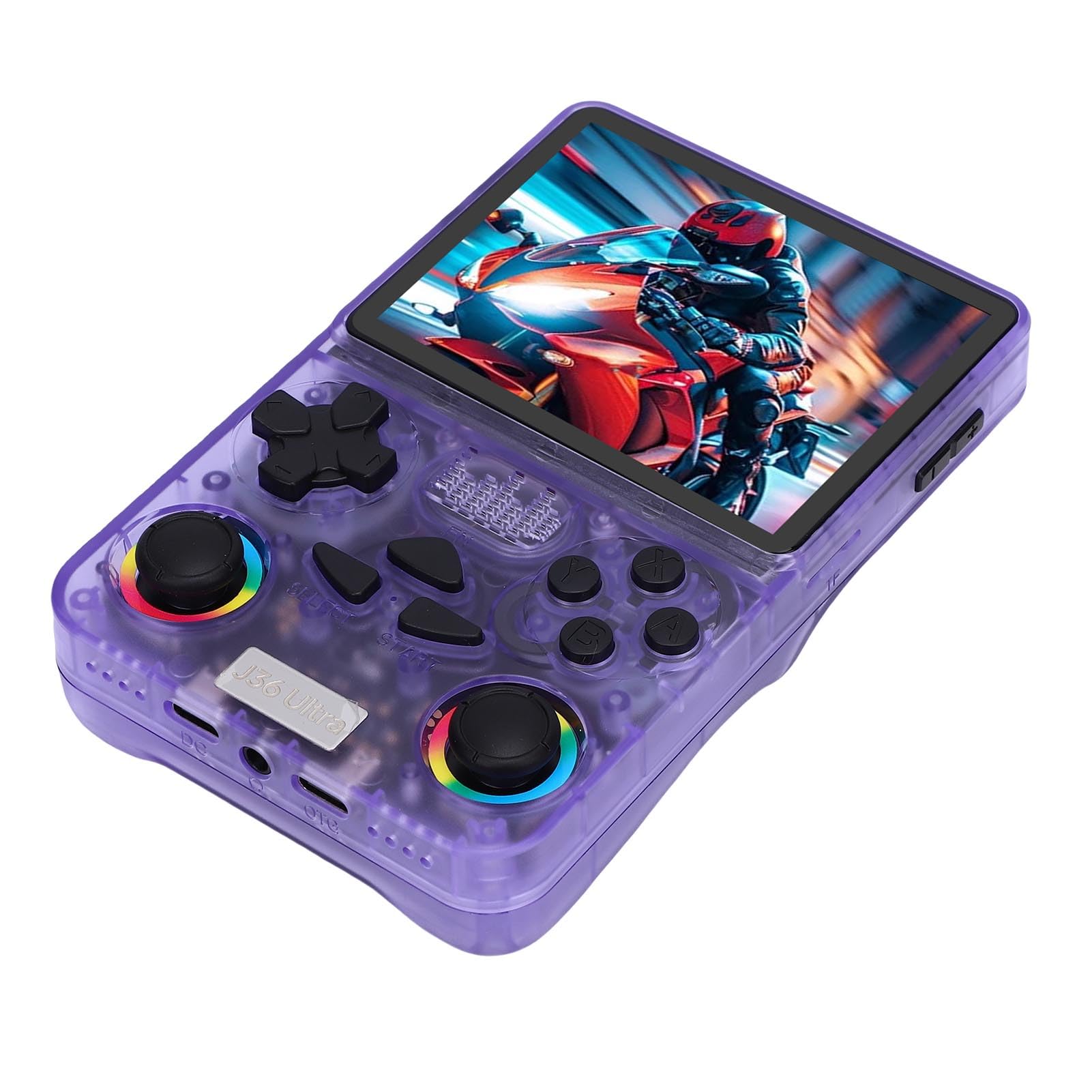 Cosiki Console per Videogiochi Portatile retrò, 30000 Giochi Precaricati da 64 GB, Console per Videogiochi 640x480 da 3,5 Pollici con Batteria da 3000 MAh, Portatile per gli Spostamenti