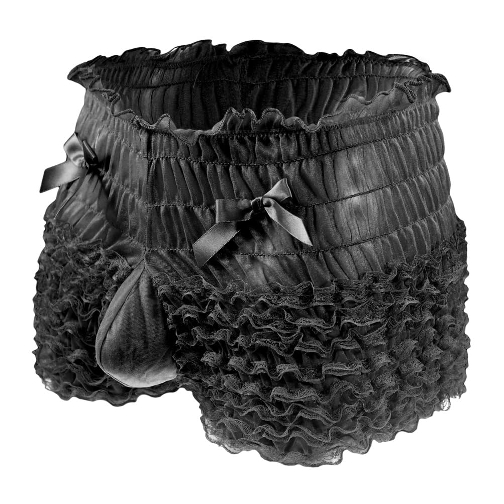 Extlps Pouch Panties Men'S Lace Bikini Briefs Lingerie Girlie Underwear For Men H-Cake Boxers