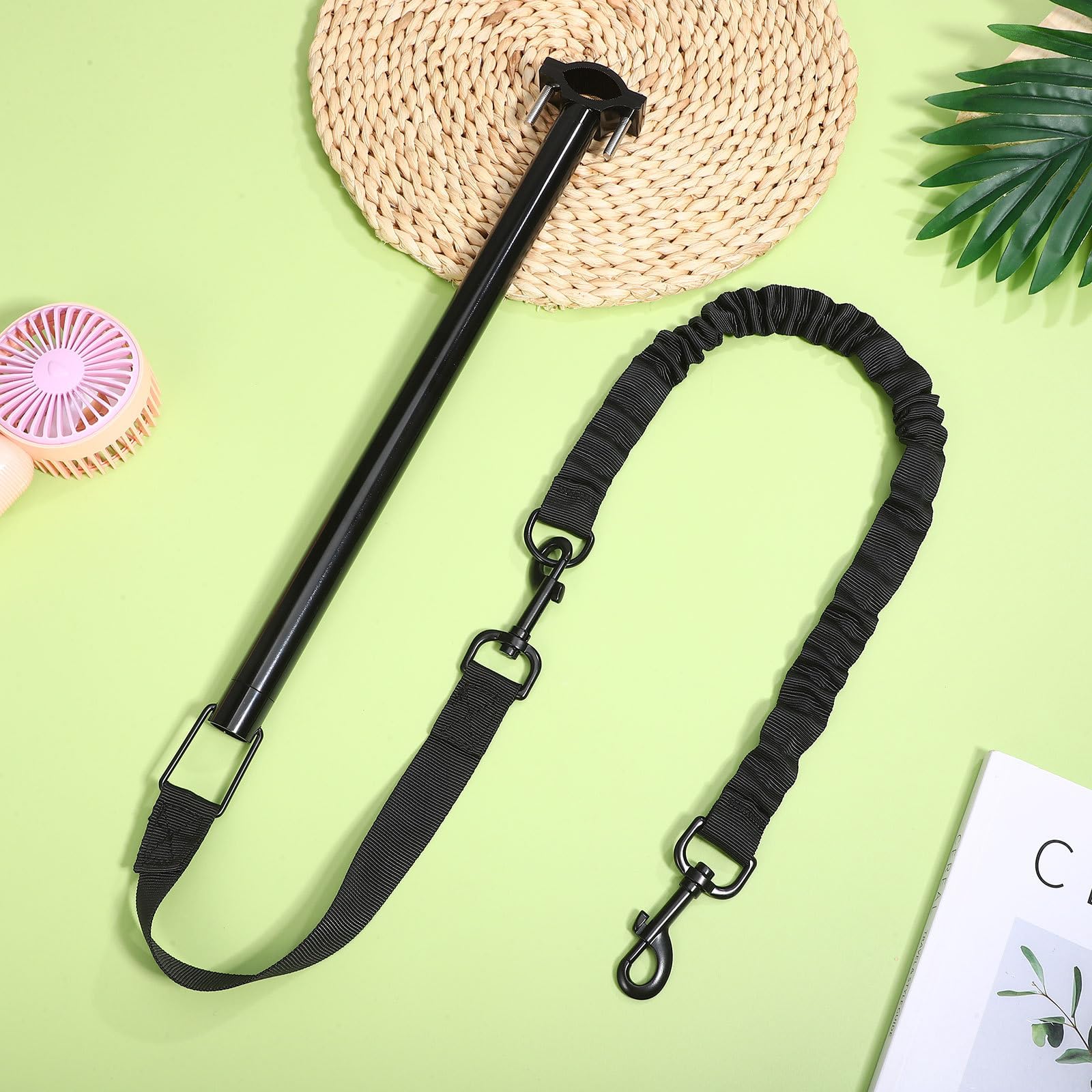 Correa para Perros para Bicicletas Resistente al Desgaste Arnés Ajustable para Mascotas Accesorio Seguro para Paseos en Bicicleta Adecuado para Exteriores y Actividades al Aire