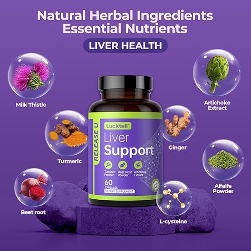 Miniatura 3 de Suplemento de apoyo hepático – Desintoxicación y reparación de limpieza hepática con cardo mariano, cúrcuma, diente de león y alcachofa | Fórmula