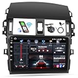 4 Core 64GB ROM Car Radio for Toyota Corolla 2009-2013: Wireless Carplay & Android Auto Upgrade Stereo with 9 Inch 1280x800 IPS Touchsreen 5GWiFi Bluetooth GPS FM 1080 HD Backup Camera SWC
