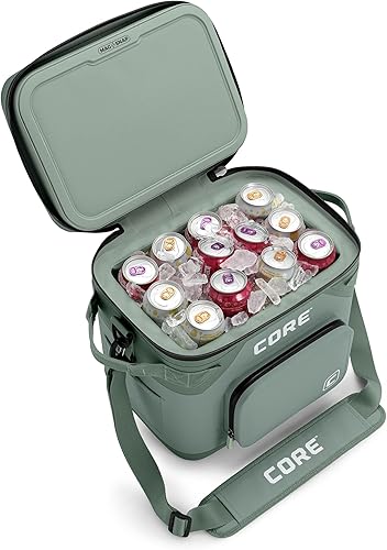 Miniatura 15 de CORE - Bolsa de enfriador suave a prueba de fugas magnética con cremallera impermeable | Bolsa aislada enfriador portátil | Mejor enfriador suave