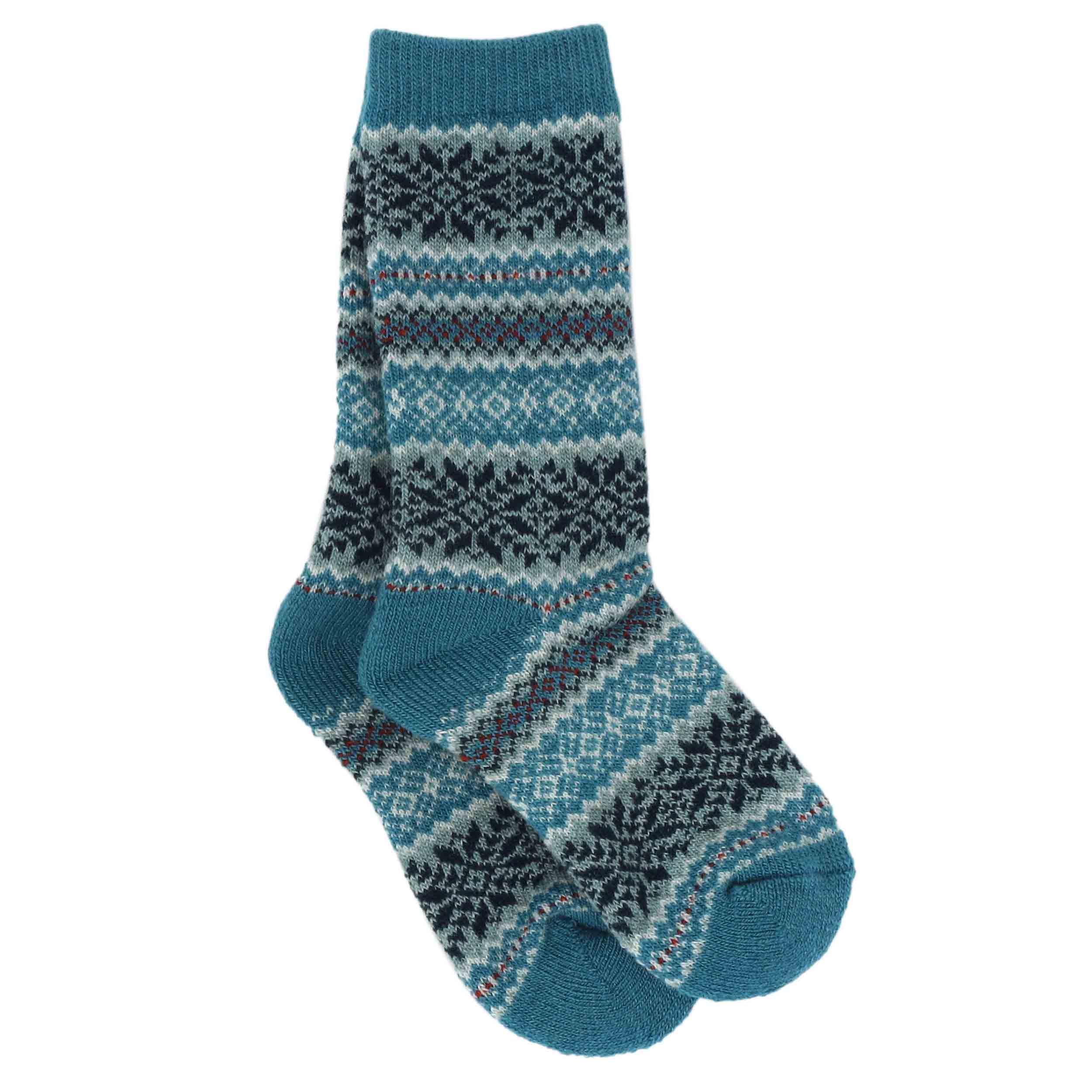 Icewear Blue Urður Nordic Socks For Kids (, 33-35)