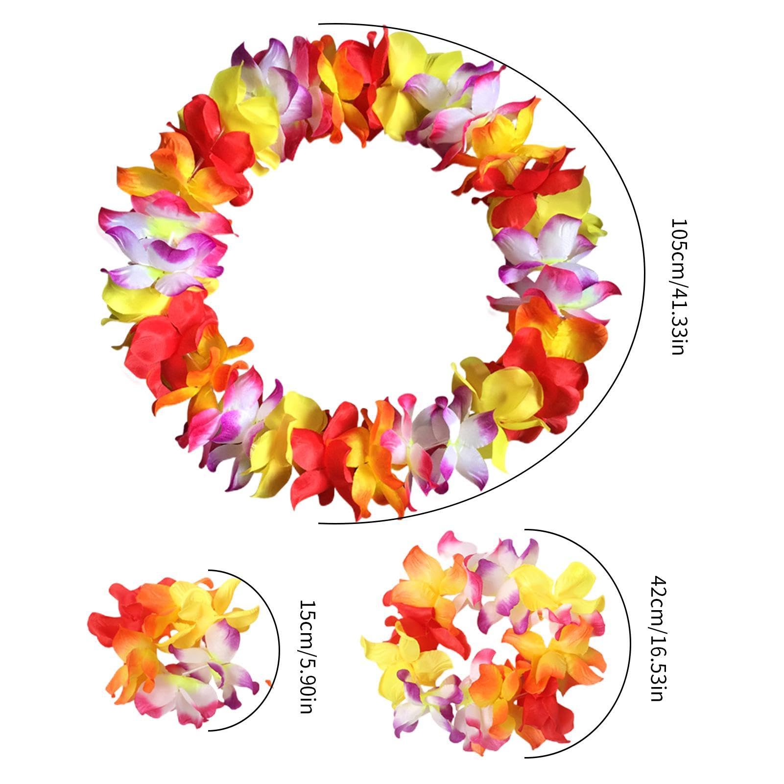 Amazon.co.jp: ハワイアン レイ | 造花トロピカル フラワー レイ